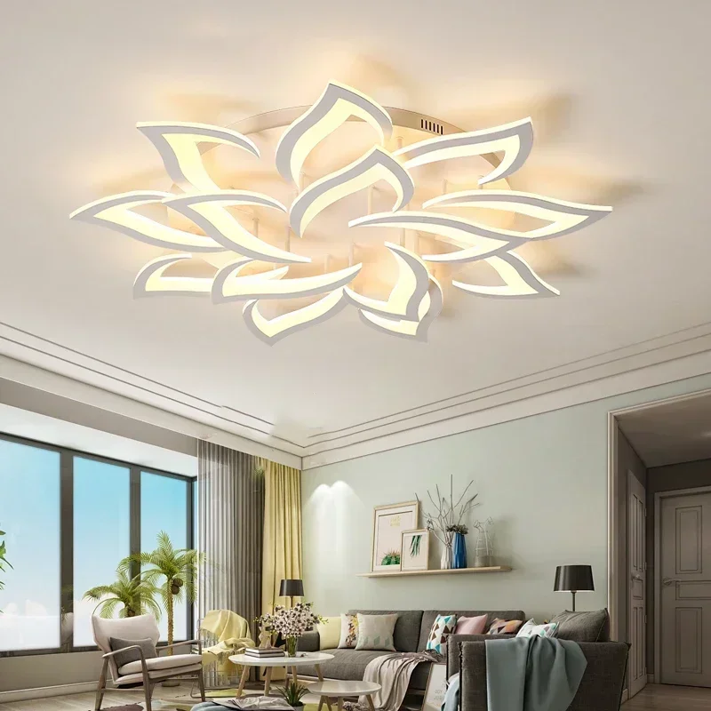 Interior Design Studio - مصمم LED البتلة الثريا غرفة المعيشة