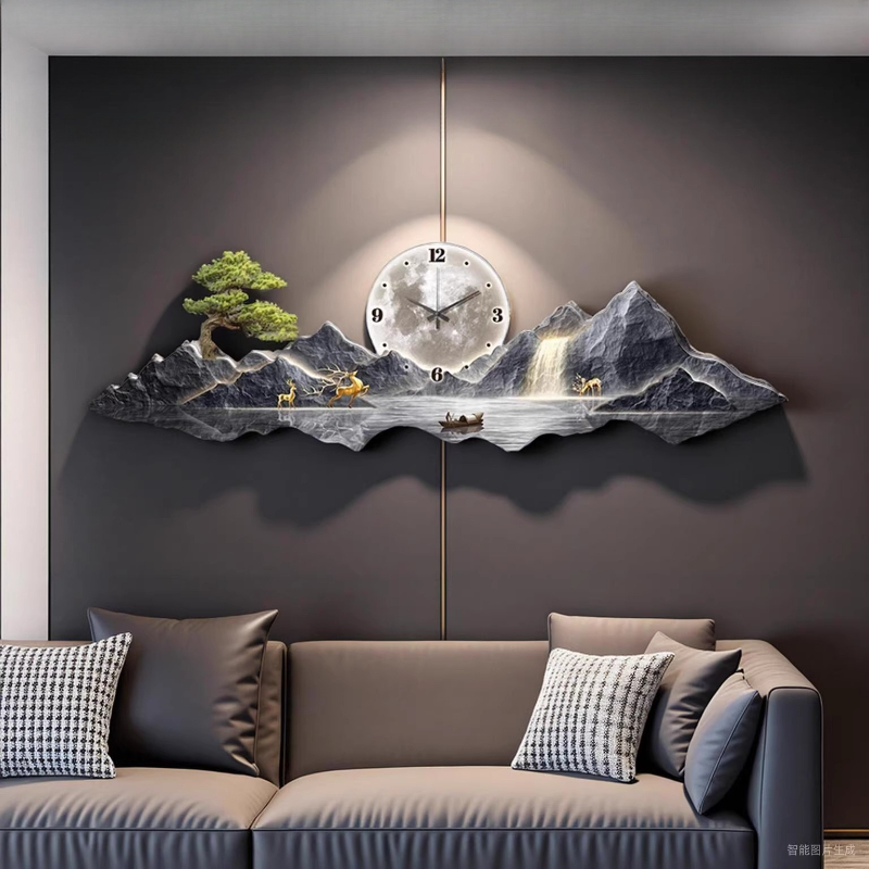 ساعة حائط خفيفة فاخرة لغرفة ال - مراجعة Interior Design Kitchen And Living Room وسعره