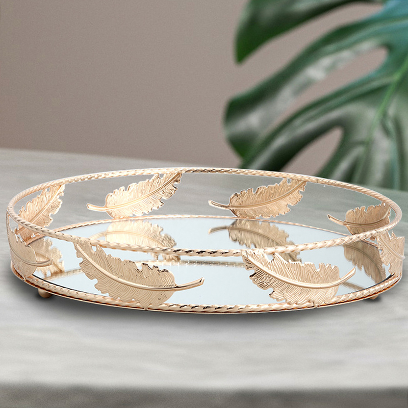 PEANDIM-صينية مرآة دائرية بسيط - مراجعة Travertine Tray Oval وسعره