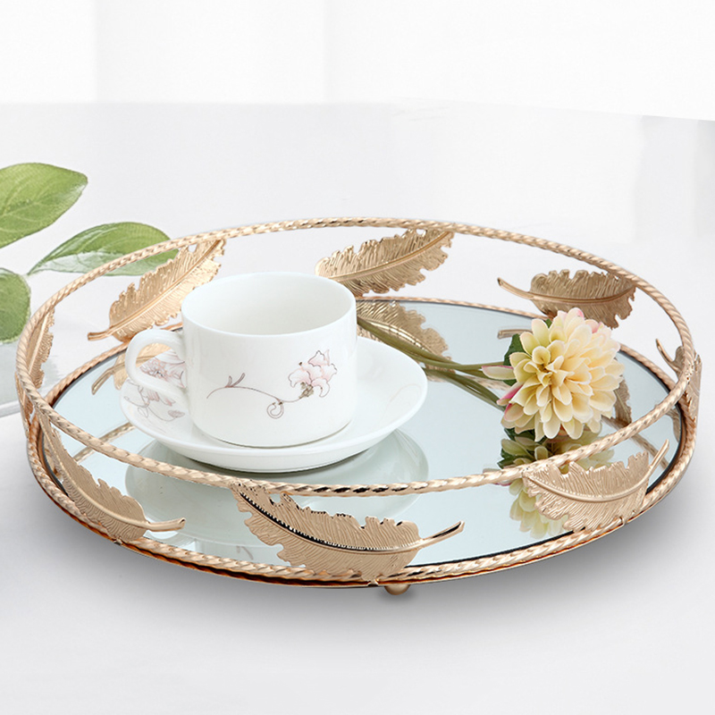 PEANDIM-صينية مرآة دائرية بسيط - مراجعة Travertine Tray Oval وسعره