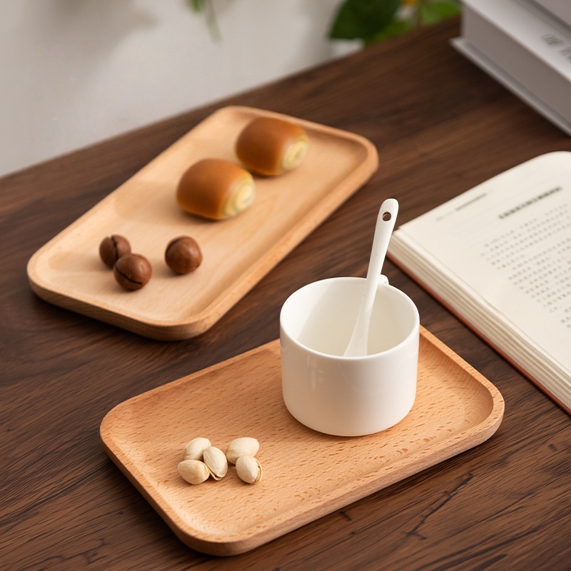 صينية إفطار من خشب الزان الصلب - مراجعة Travertine Tray Oval وسعره
