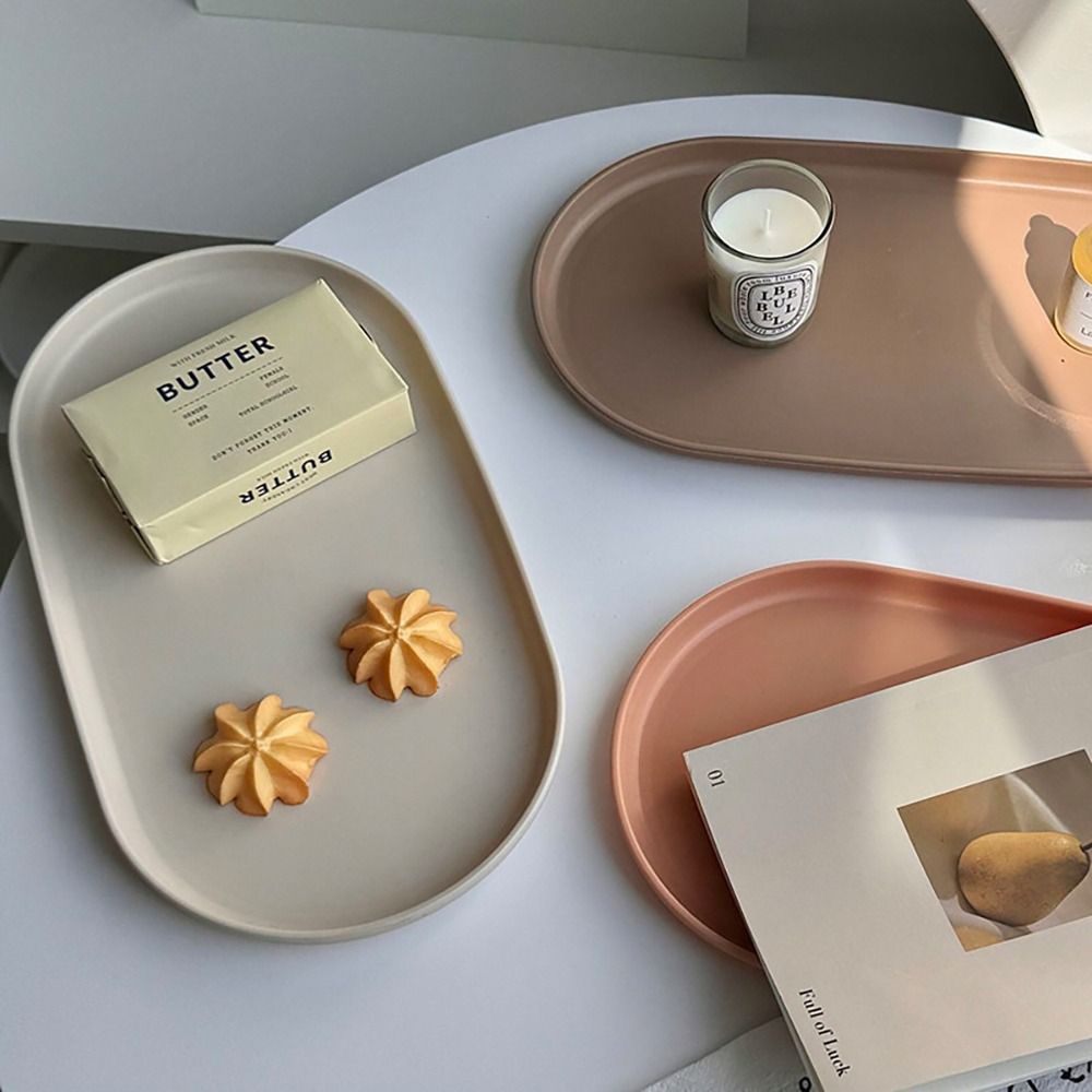 1 قطعة أطباق فاكهه متينة قابلة - مراجعة Travertine Tray Oval وسعره