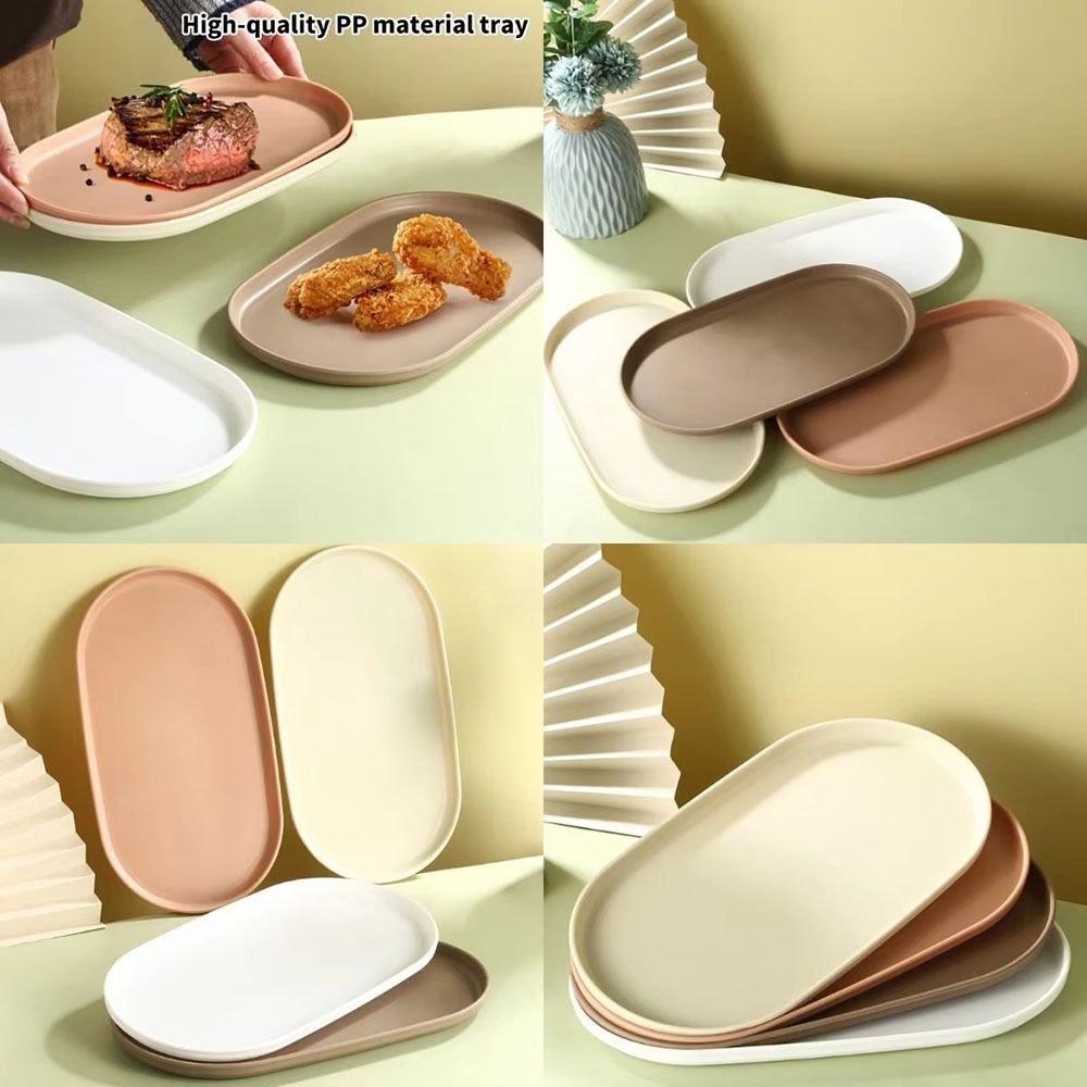 1 قطعة أطباق فاكهه متينة قابلة - مراجعة Travertine Tray Oval وسعره