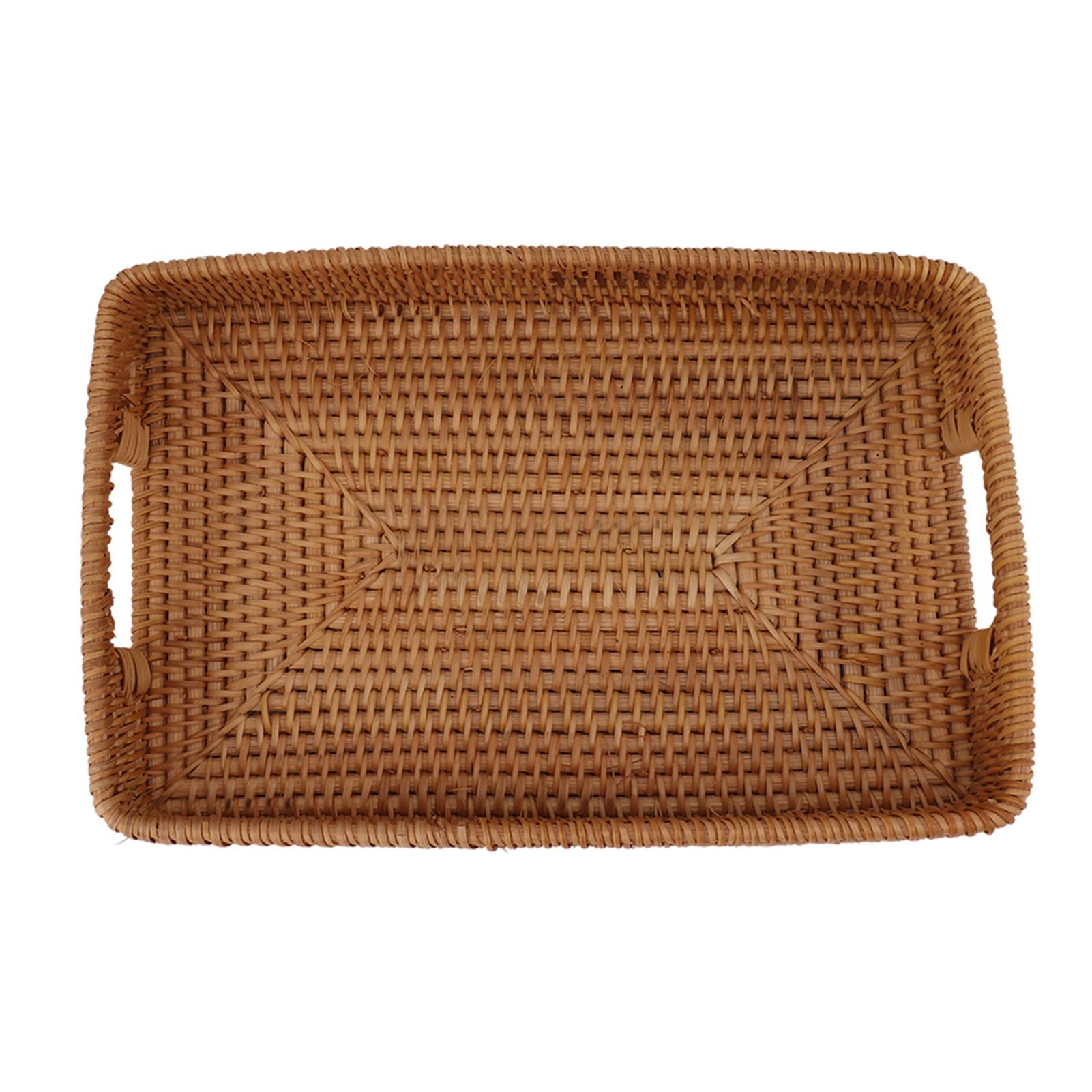 صينية تقديم E5 مع مقابض، صينية - مراجعة Rattan Tray Handle وسعره