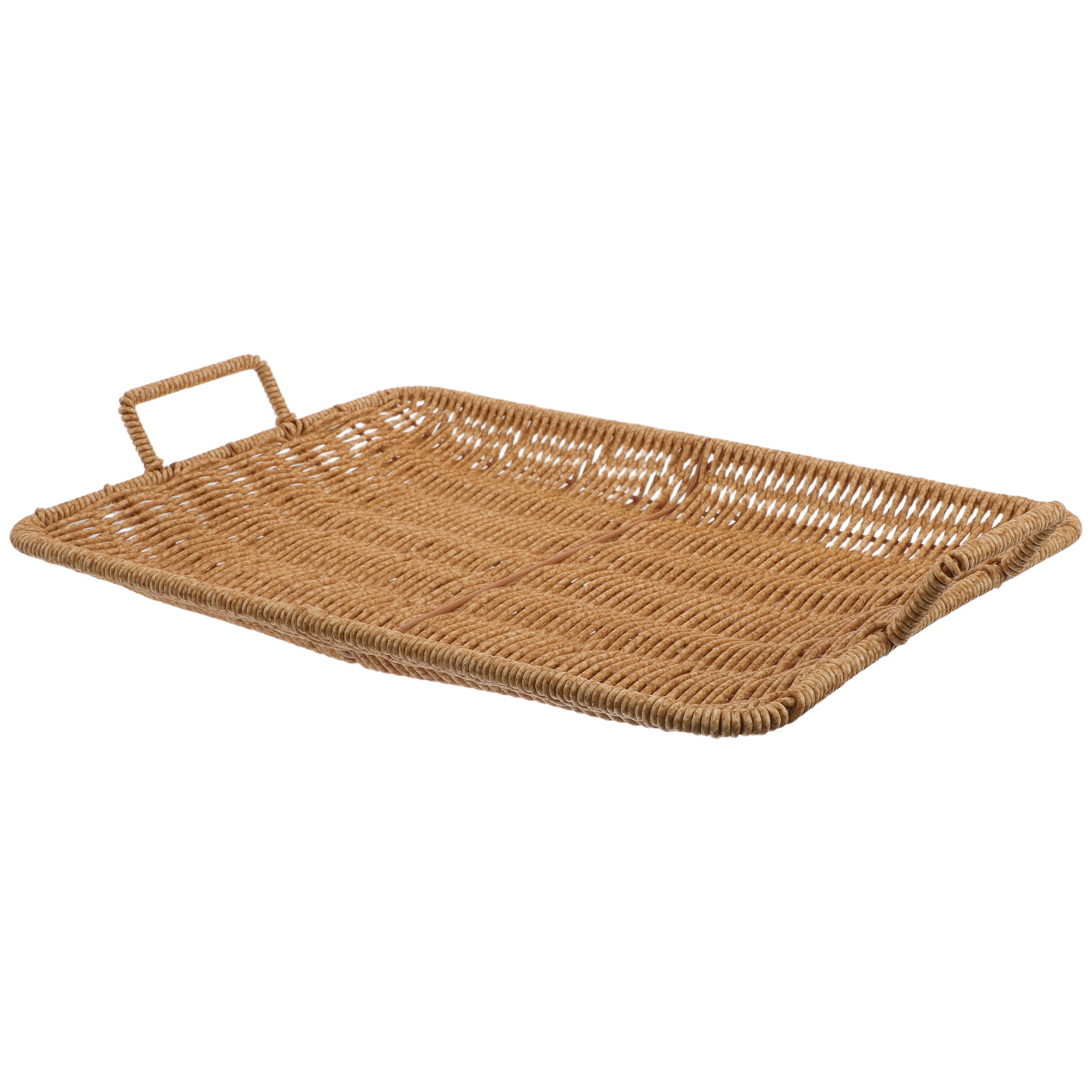 صينية راتان مستطيلة صغيرة بمقا - مراجعة Rattan Tray Handle وسعره