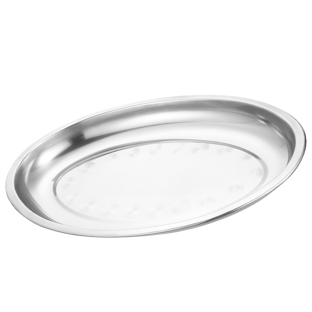 طبق عشاء بيضاوي من الفولاذ الم - مراجعة Travertine Tray Oval وسعره