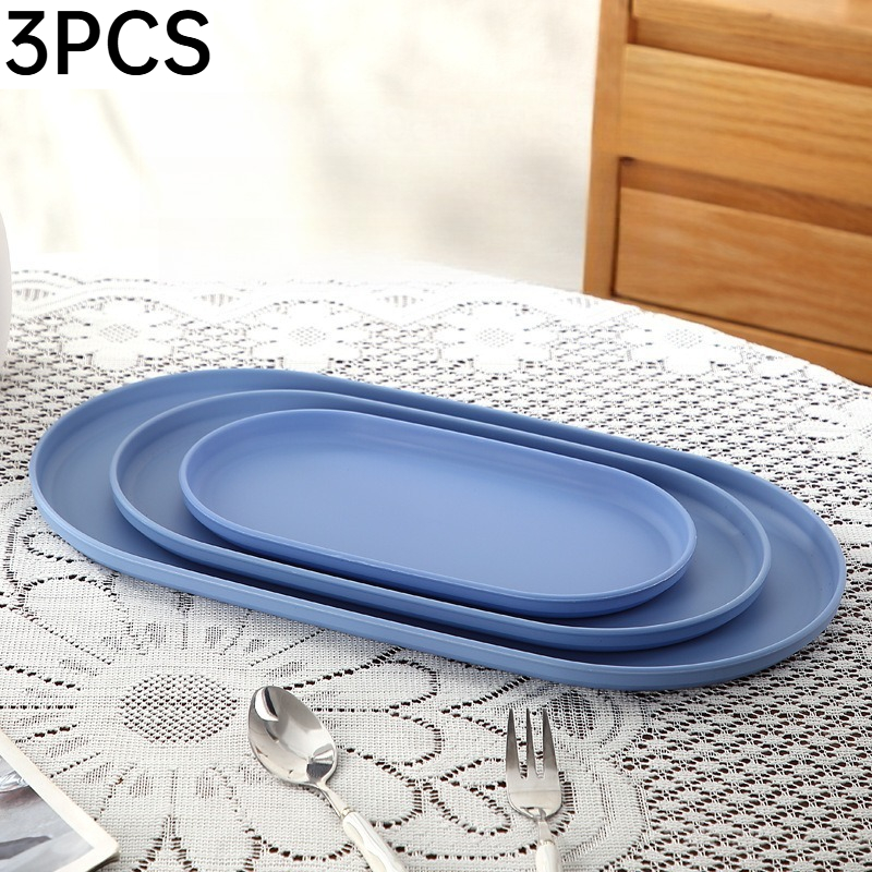 طقم من 3 قطع بثلاثة أحجام، صين - مراجعة Travertine Tray Oval وسعره