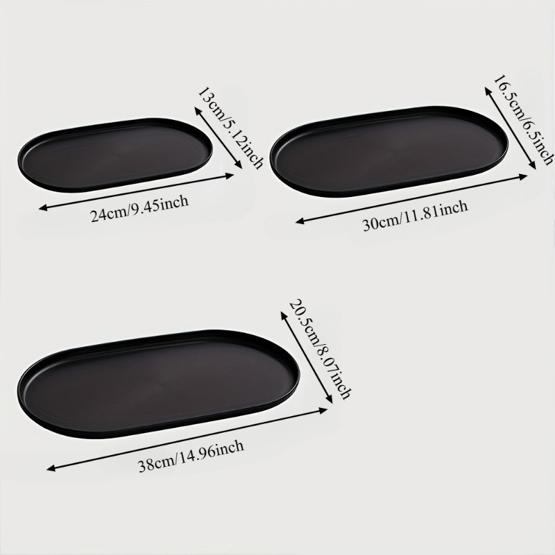 طقم من 3 قطع بثلاثة أحجام، صين - مراجعة Travertine Tray Oval وسعره