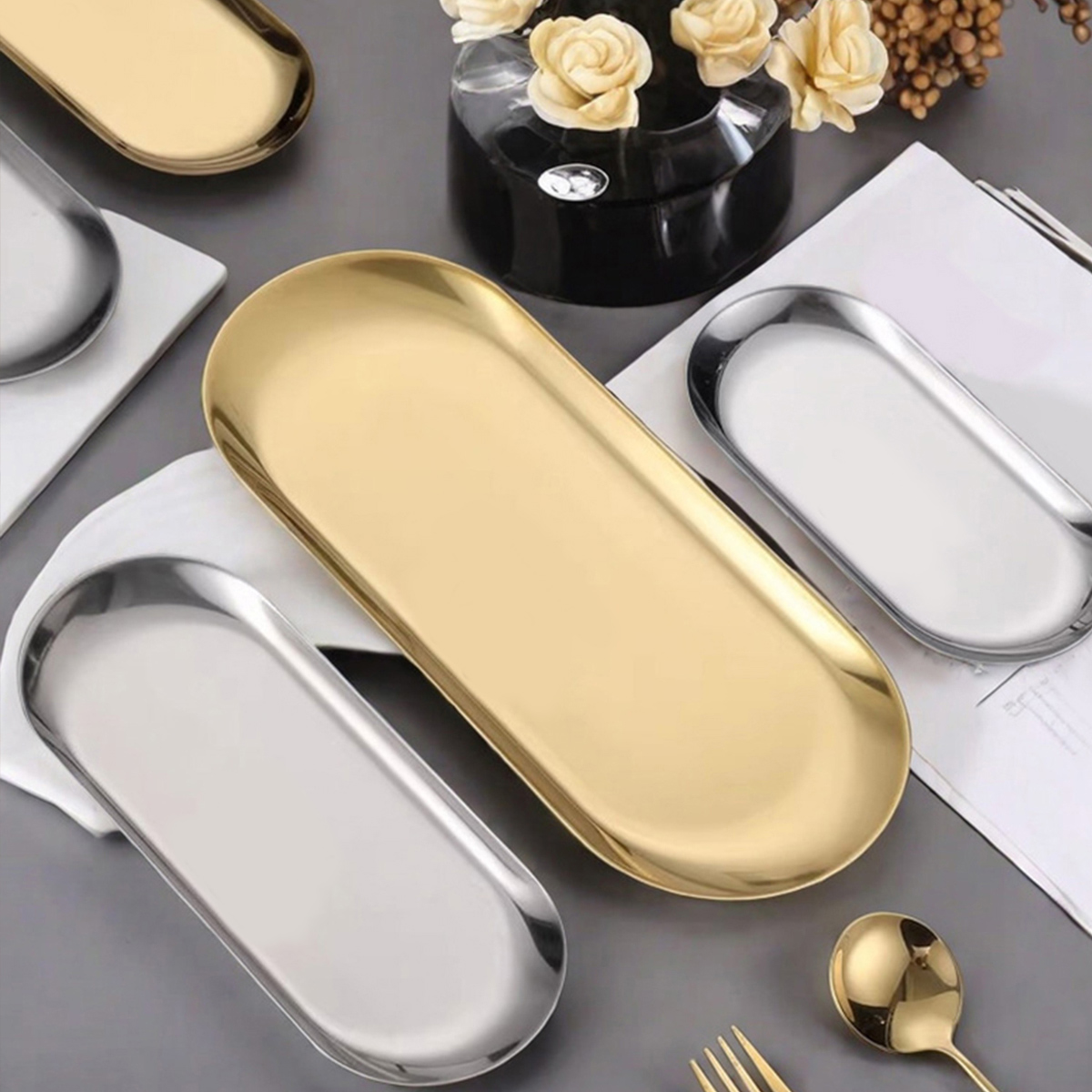 WORTHBUY صينية تقديم بيضاوية ع - مراجعة Travertine Tray Oval وسعره