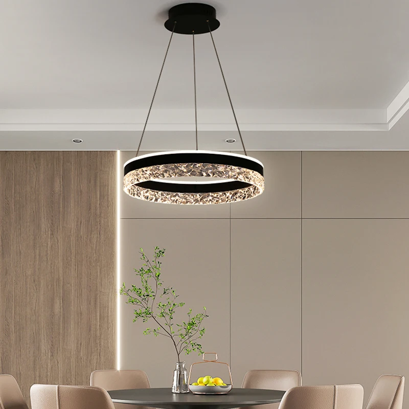 ضوء قلادة LED كريستالي فاخر حد - مراجعة Interior Design Kitchen And Living Room وسعره