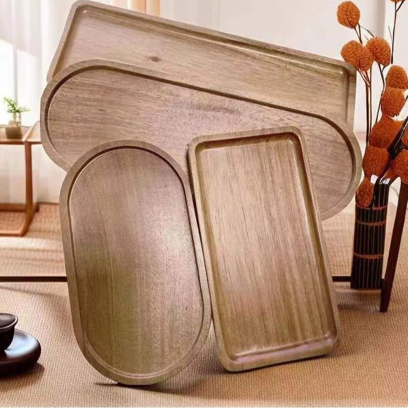 صينية تقديم خشبية بيضاوية بأسل - مراجعة Travertine Tray Oval وسعره