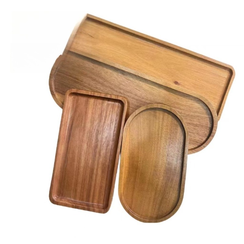 صينية تقديم خشبية بيضاوية بأسل - مراجعة Travertine Tray Oval وسعره